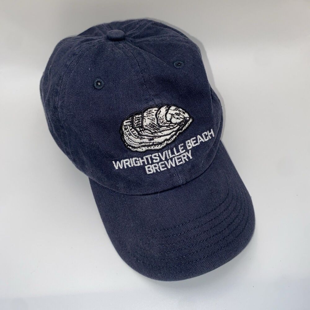 Toddler Kids Wrightsville Beach Brewery Ball Cap Hat Navy Embroidered